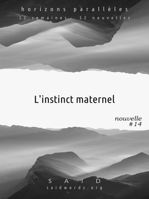 cover image of L'instinct maternel